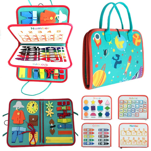 Preschool Toddler Busy Board Preschool Children Intelligence Learning