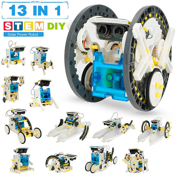13 In 1 Solar Robot Educational Toys STEM Technology Learning Block