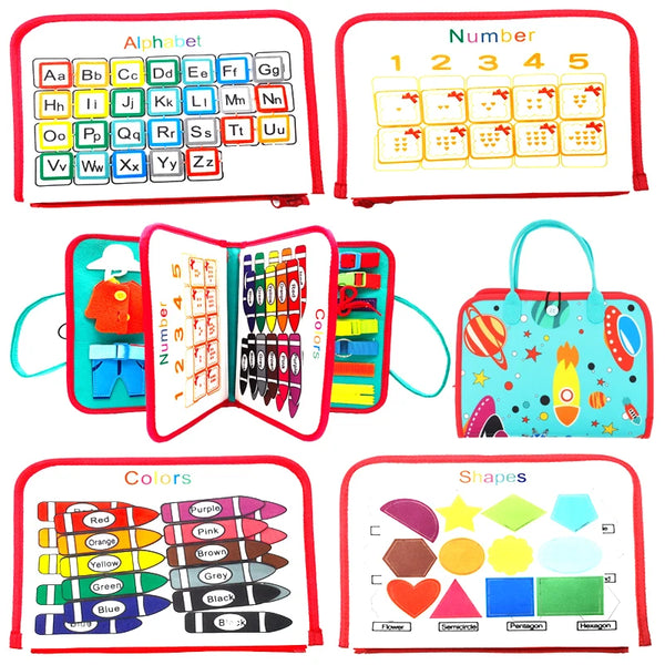 Preschool Toddler Busy Board Preschool Children Intelligence Learning