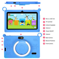 New 7 Inch 5G WiFi Android Learning Education Tablets Quad Core 4GB