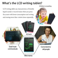 LCD Writing Tablet Children Graffiti Sketchpad Handwriting Blackboard
