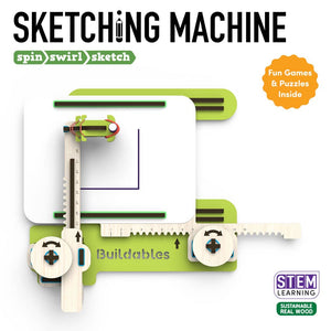 Skillmatics Buildables Sketching Machine - DIY STEM Kit For Kids to