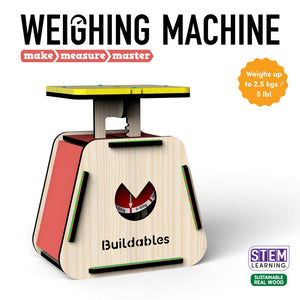 Skillmatics Buildables Weighing Machine - Kids Build Meaningful STEM